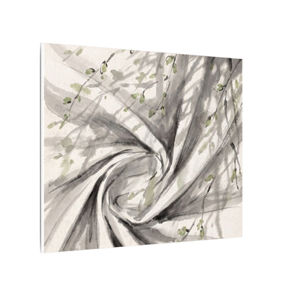 Silk Drape Spring Canvas Art | Zen Contemplative Design