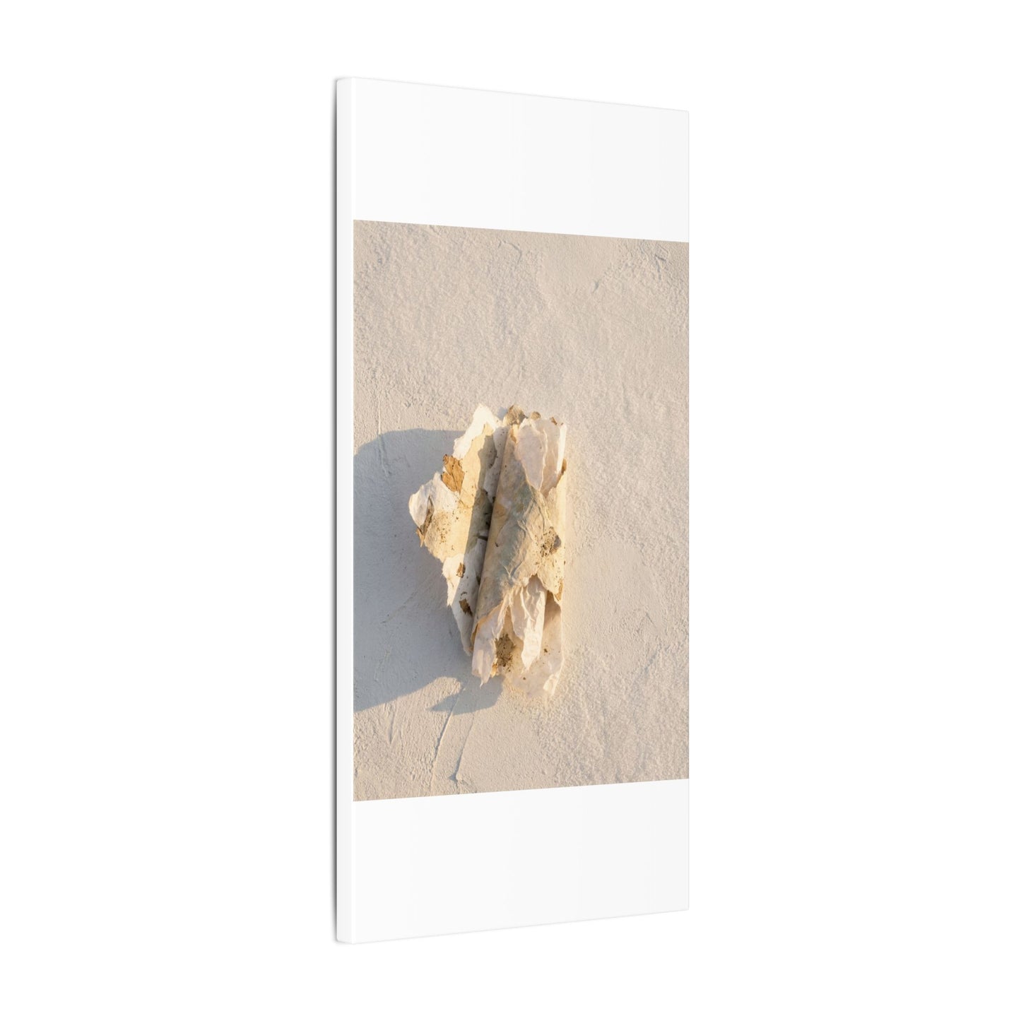 Paper Fold Canvas Art | Winter Japandi Texture Art