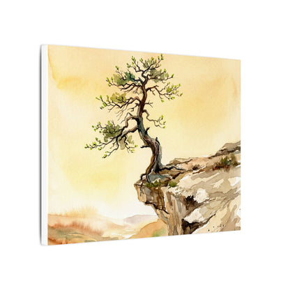 Golden Hour Pine Tree Canvas Art - Japandi Fukinsei