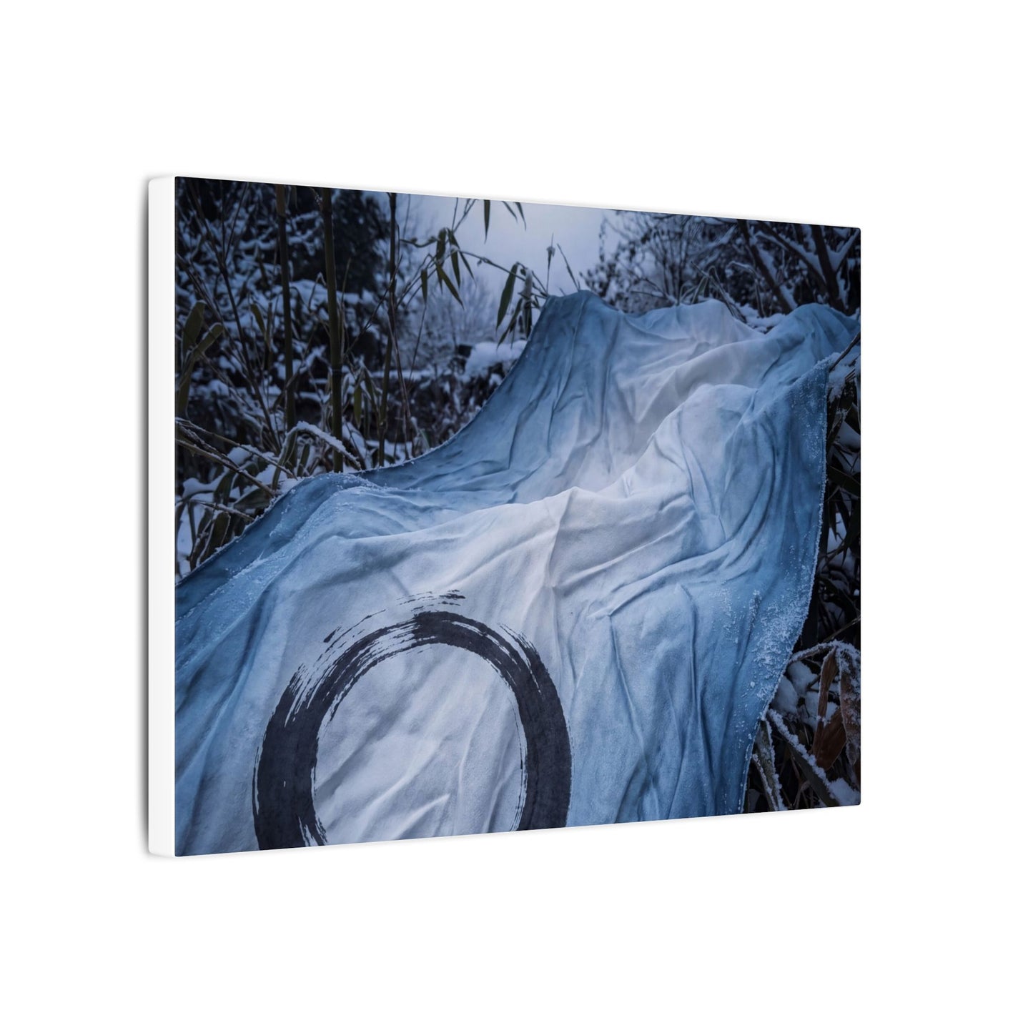 Moonlight Silk Drape Canvas Art - Zen Datsuzoku