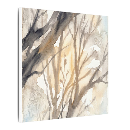 Ma Shadow Play Canvas Art - Japandi Watercolor