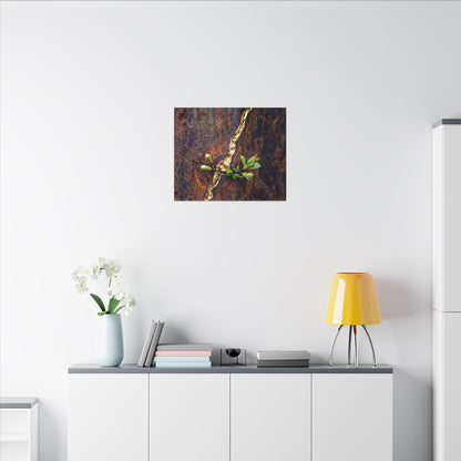 Overcast Rust Patina Canvas Art - Kintsugi Datsuzoku