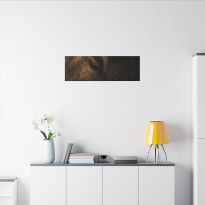 Candlelight Shadow Play Canvas Art - Dark Japandi Ma