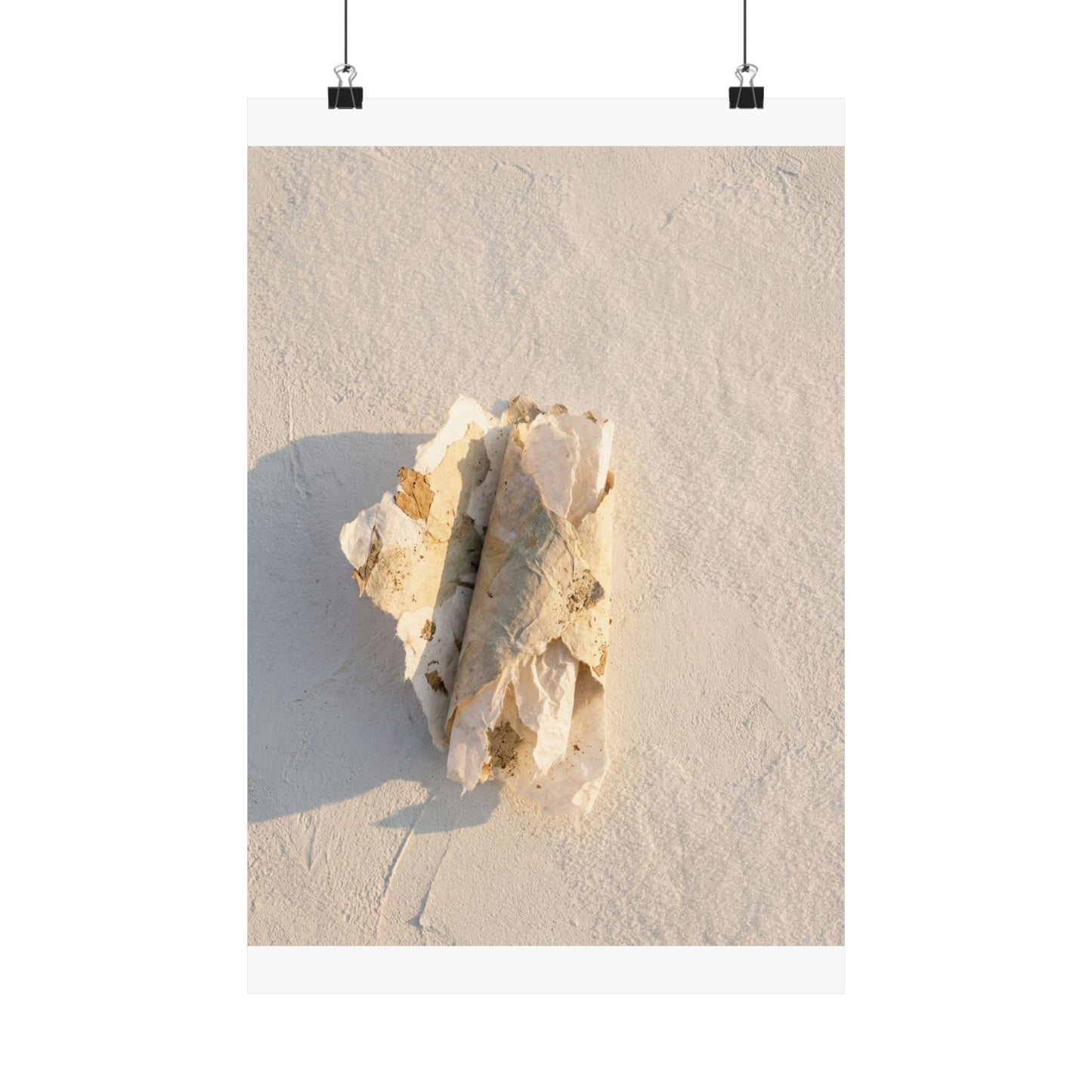 Paper Fold Texture Wall Art Print | Cozy Japandi Art