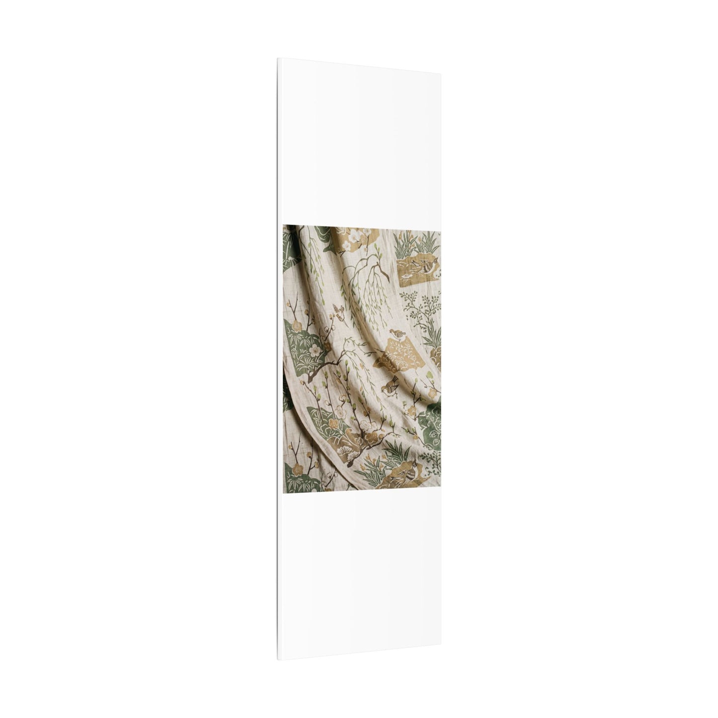 Silk Drape Canvas Art | Spring Japandi Japanese Pattern Art