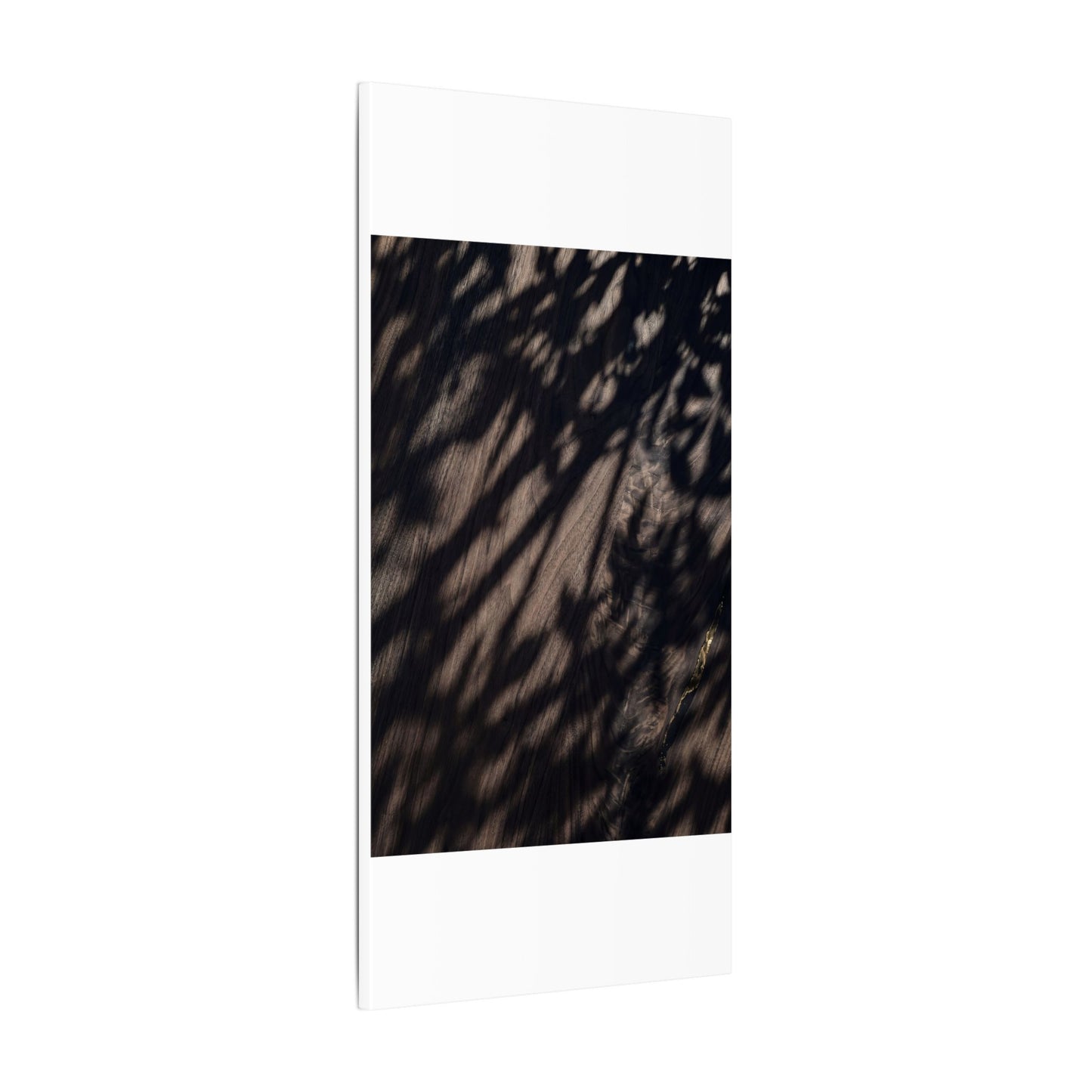 Shadow Play Summer Canvas Art | Dark Japandi Moody Design