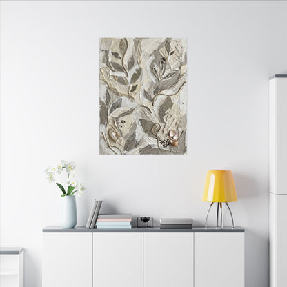 Japandi Textured Canvas Art