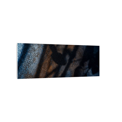 Moonlight Shadow Play Canvas Art - Dark Japandi Ma