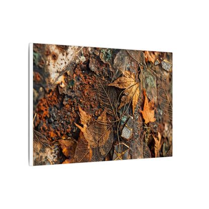 Rust Patina Canvas Art | Autumn Japandi Texture Art