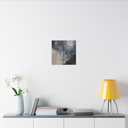 Winter Wisteria Texture Canvas Art | Elegant Decor