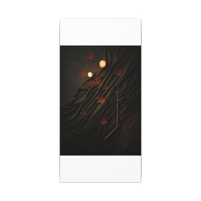 Autumn Silk Drape Moody Minimal Canvas Art | Moody Decor