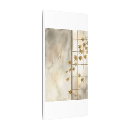 Warm Shoji Screen Canvas Art - Watercolor Japandi