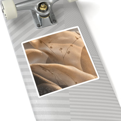 Ma Silk Drape Sticker - Japandi Japanese Pattern