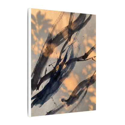 Datsuzoku Ink Brushstroke Canvas Art - Dark Japandi Shadow Zen