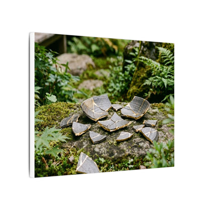Summer Broken Pottery Gold Repair Canvas Art | Resilient Decor