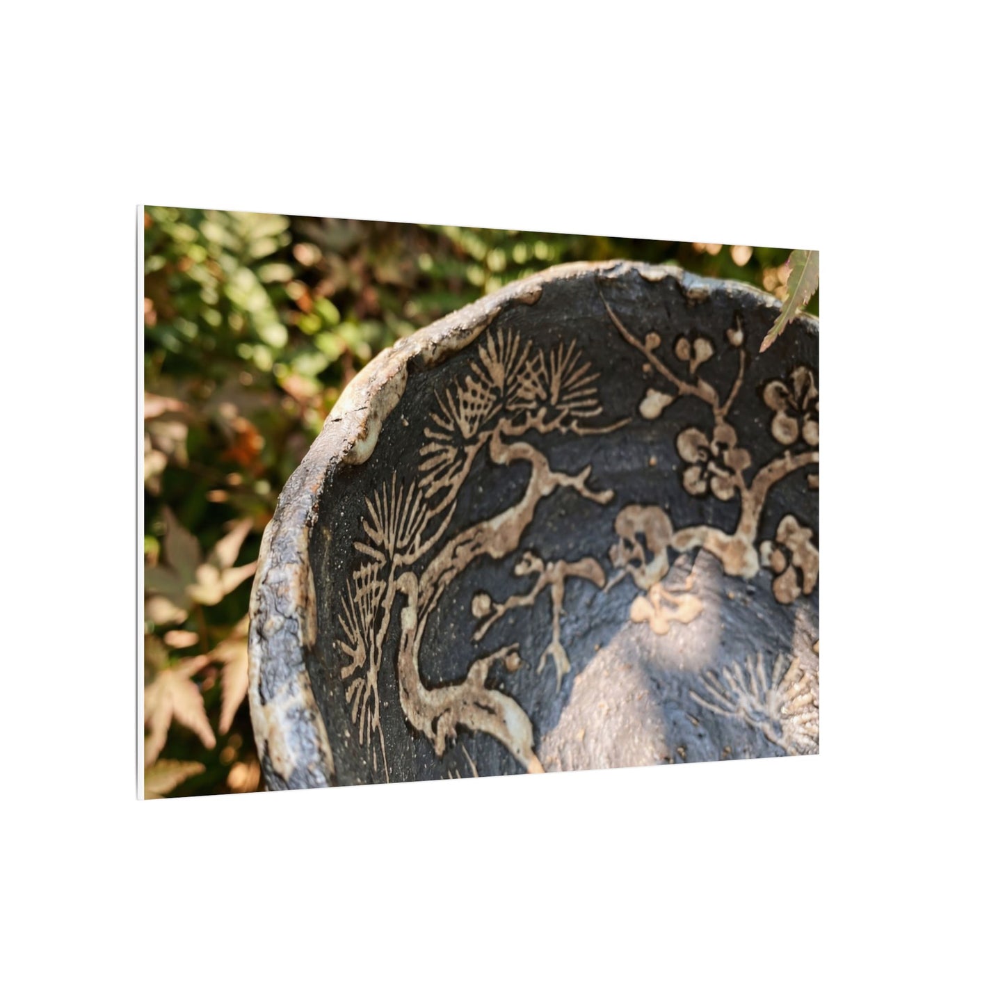 Ceramic Bowl Canvas Art | Summer Japandi Japanese Pattern Art