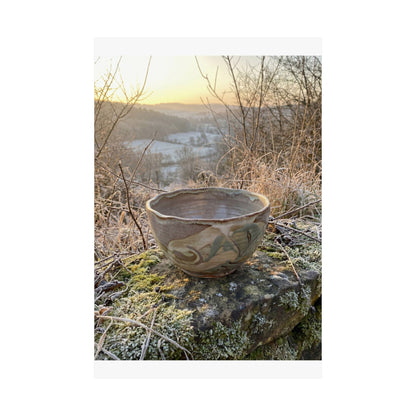 Shibui Ceramic Bowl Wall Art Print - Japandi Japanese Pattern