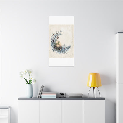Winter Shoji Screen Forest Whimsy Canvas Art | Enchanting Decor