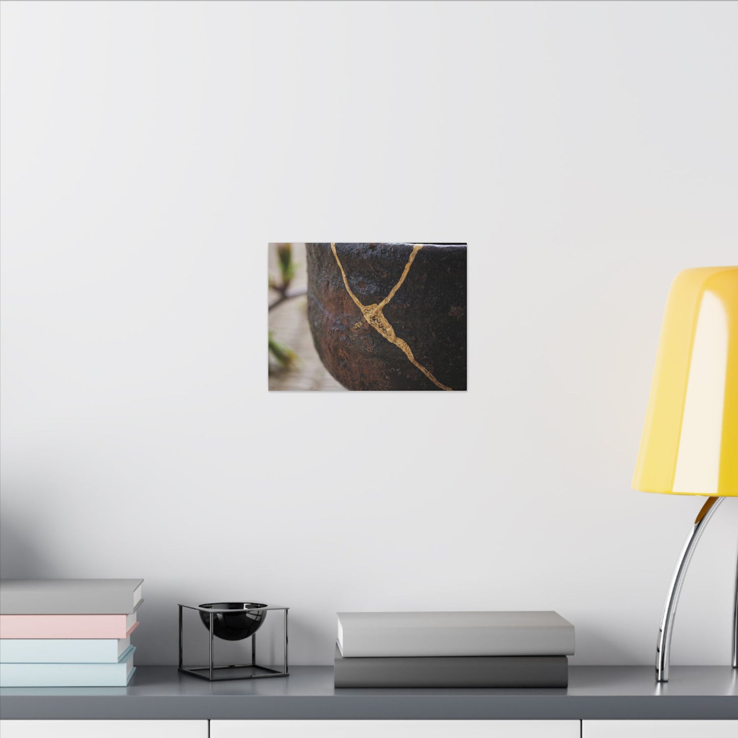 Dawn Tea Ceremony Canvas Art - Kintsugi Mono No Aware
