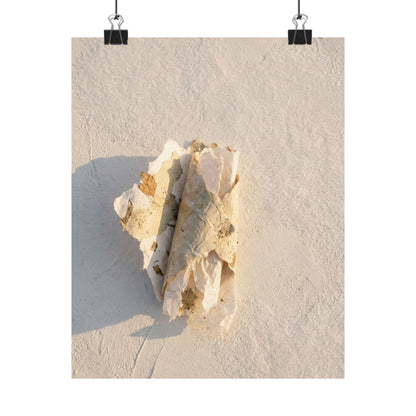 Paper Fold Texture Wall Art Print | Cozy Japandi Art