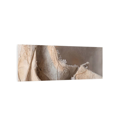 Japandi Paper Fold in Candlelight | Watercolor Canvas Art