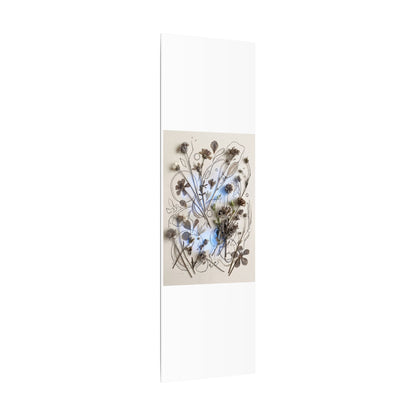 Dried Flowers Minimal Line Canvas Art | Elegant Japandi Art