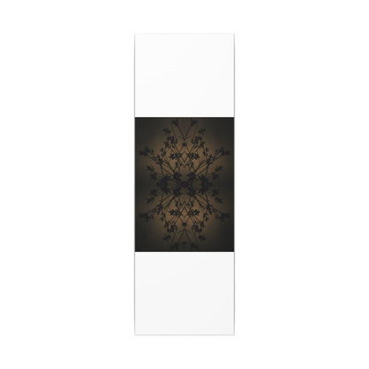 Golden Hour Shadow Play Canvas Art - Dark Japandi Seijaku