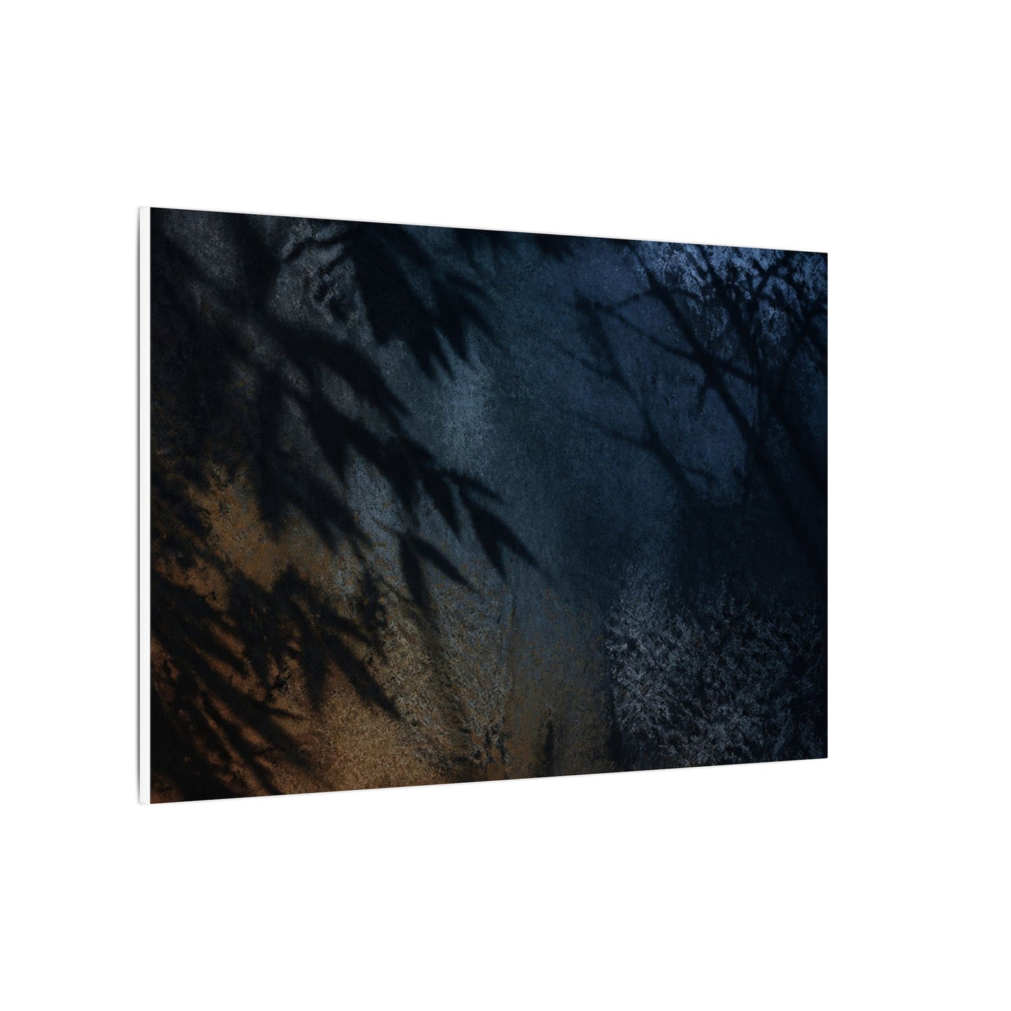 Kanso Shadow Play Canvas Art - Dark Japandi Shadow Zen