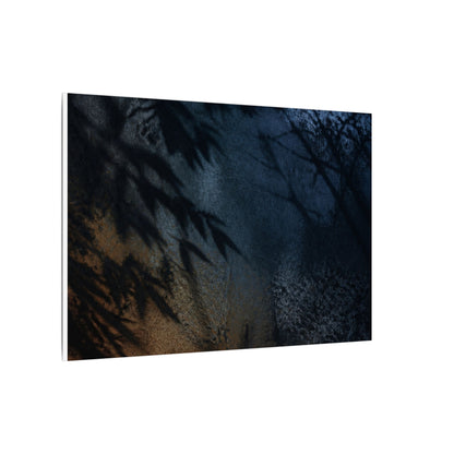 Kanso Shadow Play Canvas Art - Dark Japandi Shadow Zen