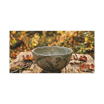 Spring Rock Garden Moody Minimal Canvas Art | Luxurious Decor