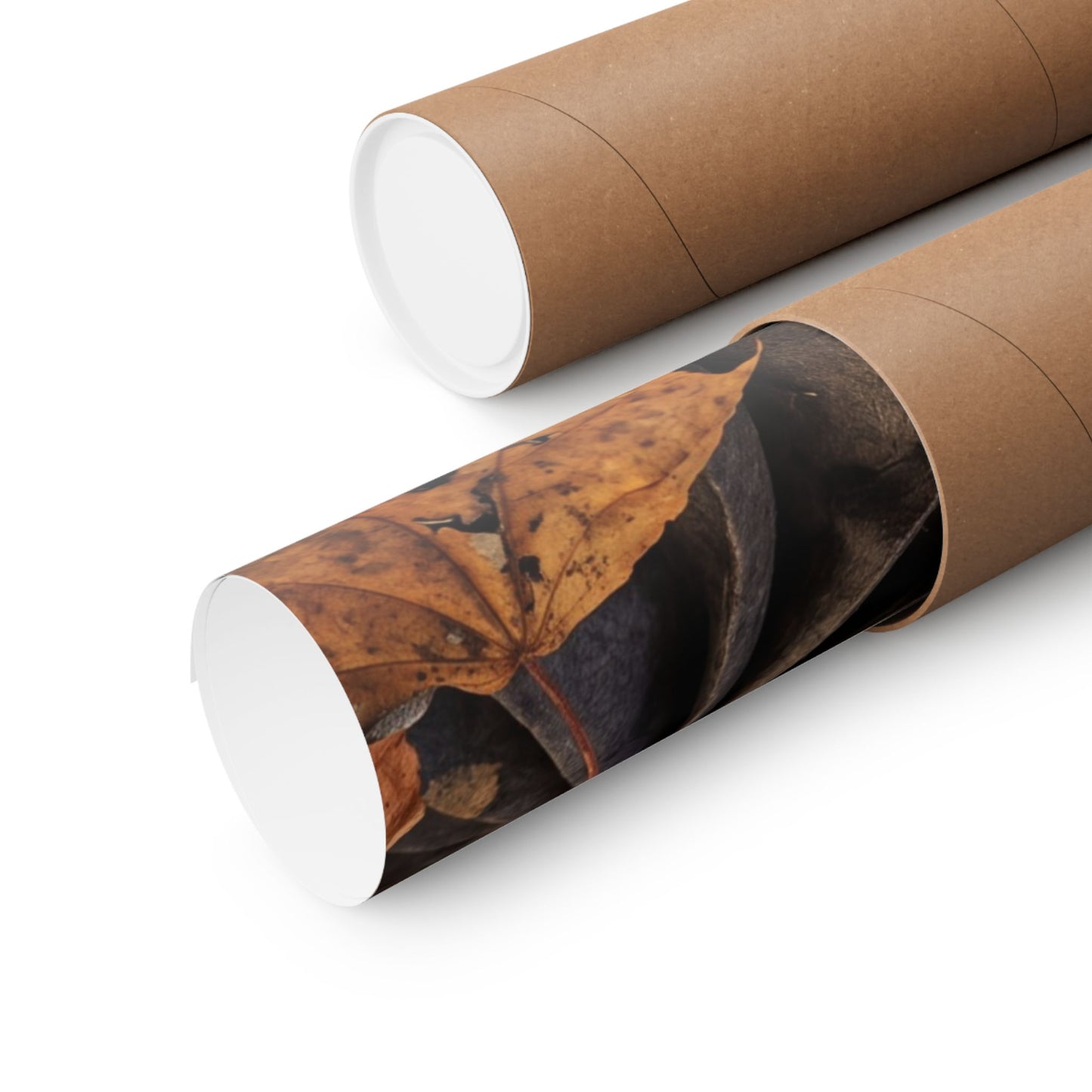 Paper Fold Wall Art Print | Autumn Japandi Texture Art