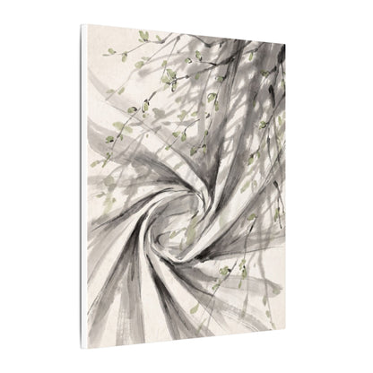 Silk Drape Spring Canvas Art | Zen Contemplative Design
