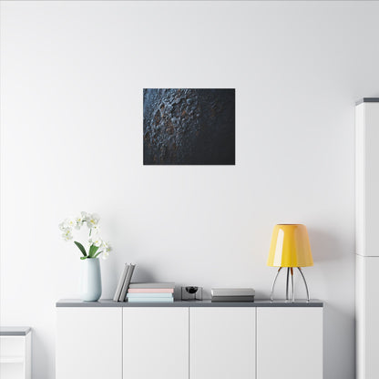 Rust Patina Canvas Art | Winter Dark Japandi Shadow Zen Art