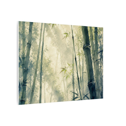 Bamboo Grove Spring Canvas Art | Zen Serene Design