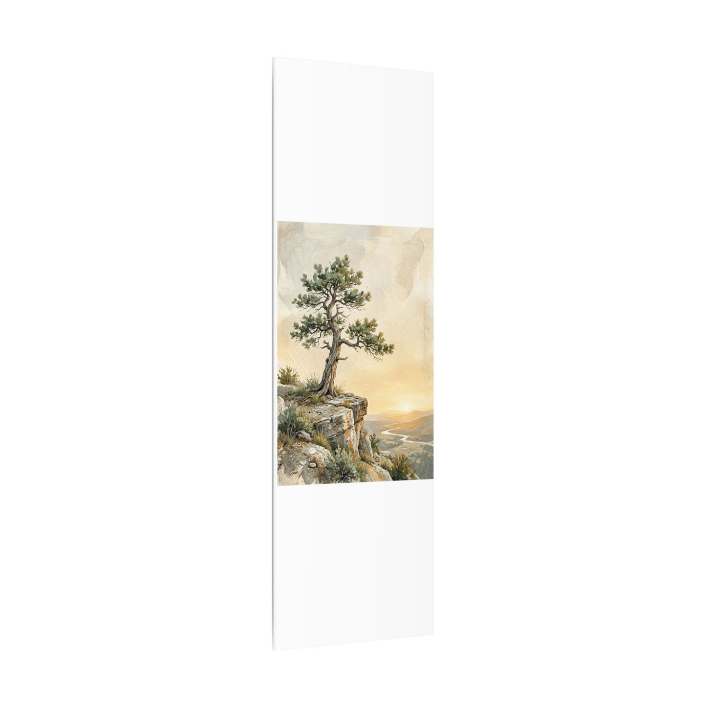 Pine Tree Canvas Art | Summer Japandi Texture Art