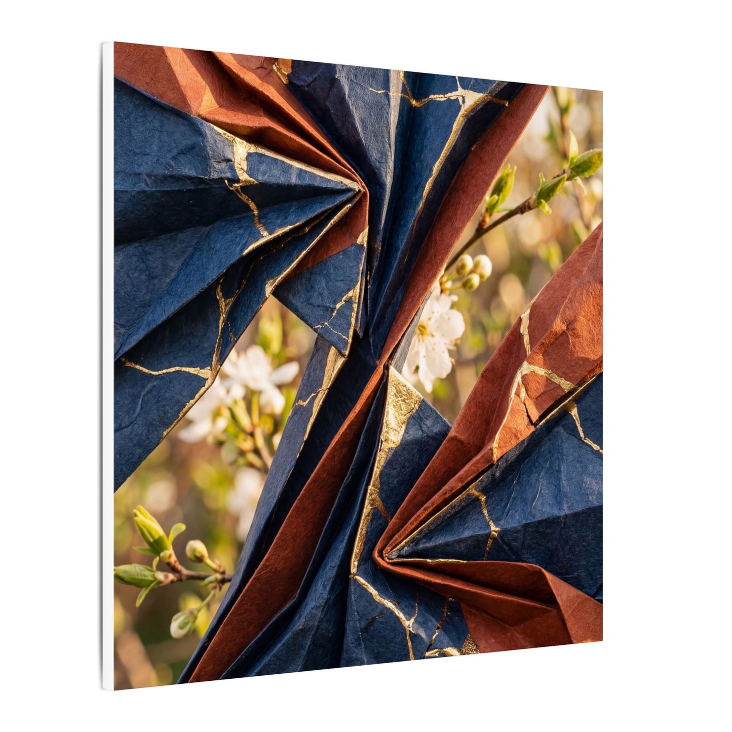 Spring Ceramic Bowl Watercolor Canvas Art | Warm Decor