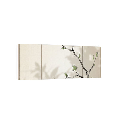 Shoji Screen Spring Canvas Art | Japandi Cozy Design