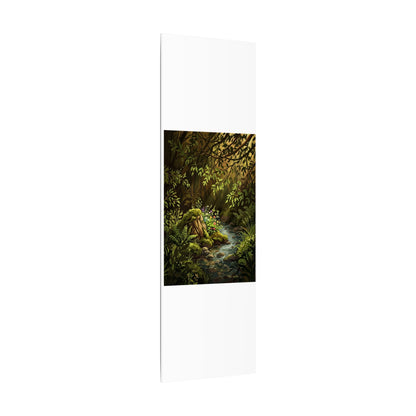 Golden Hour Silk Drape Canvas Art - Dark Japandi Datsuzoku