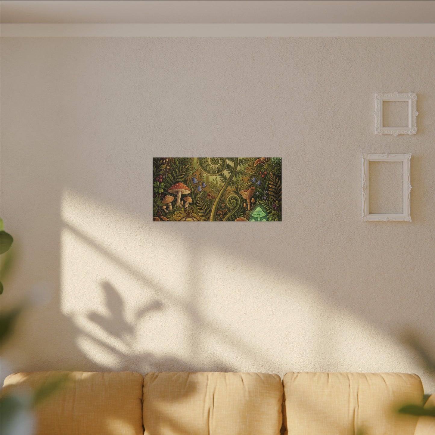 Elegant Ceramic Bowl Canvas Art - Minimal Line Japandi