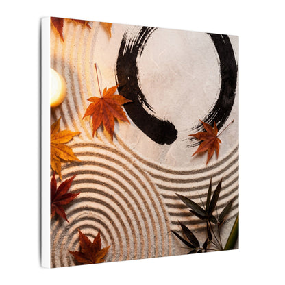 Tranquil Rock Garden Canvas Art - Enso Zen