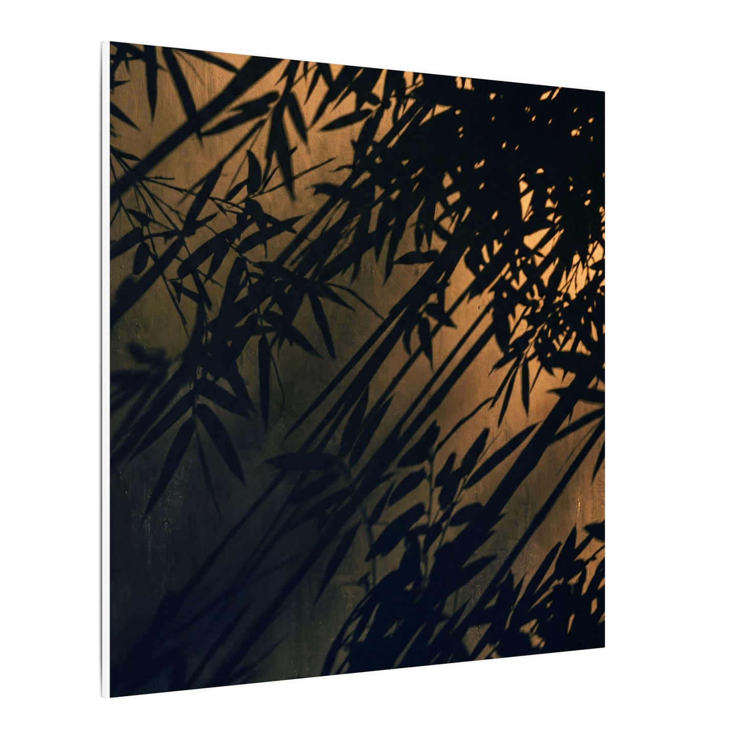 Sophisticated Shadow Play Canvas Art - Shadow Zen Dark Japandi