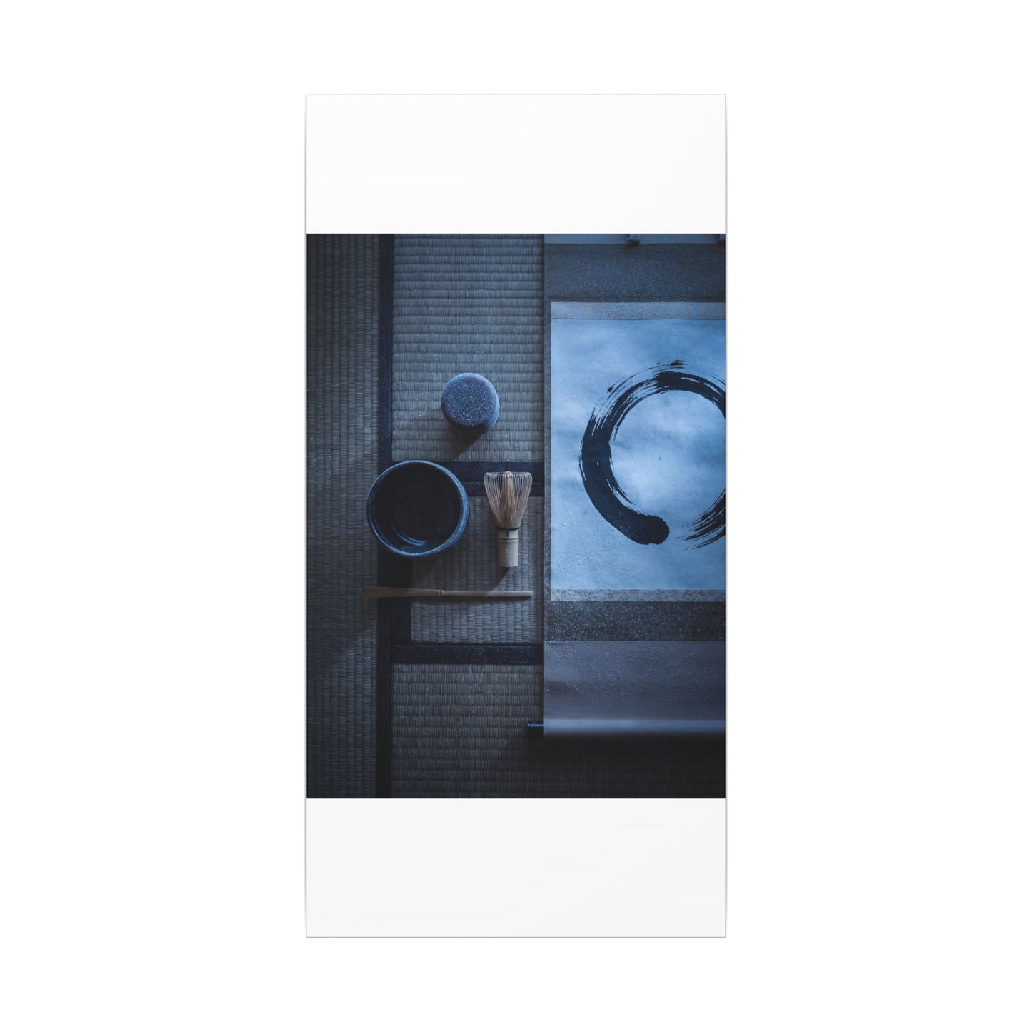 Tea Ceremony Enso Canvas Art | Calm Zen Art