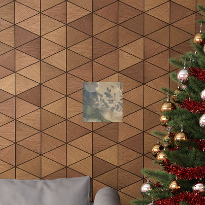 Winter Shadow Play Texture Wall Art Print | Cozy Decor
