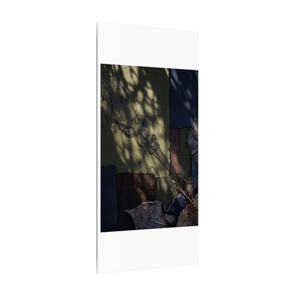 Ma Incense Smoke Canvas Art - Dark Japandi Dark Texture