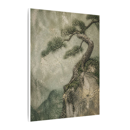 Fukinsei Pine Tree Canvas Art - Japandi Texture