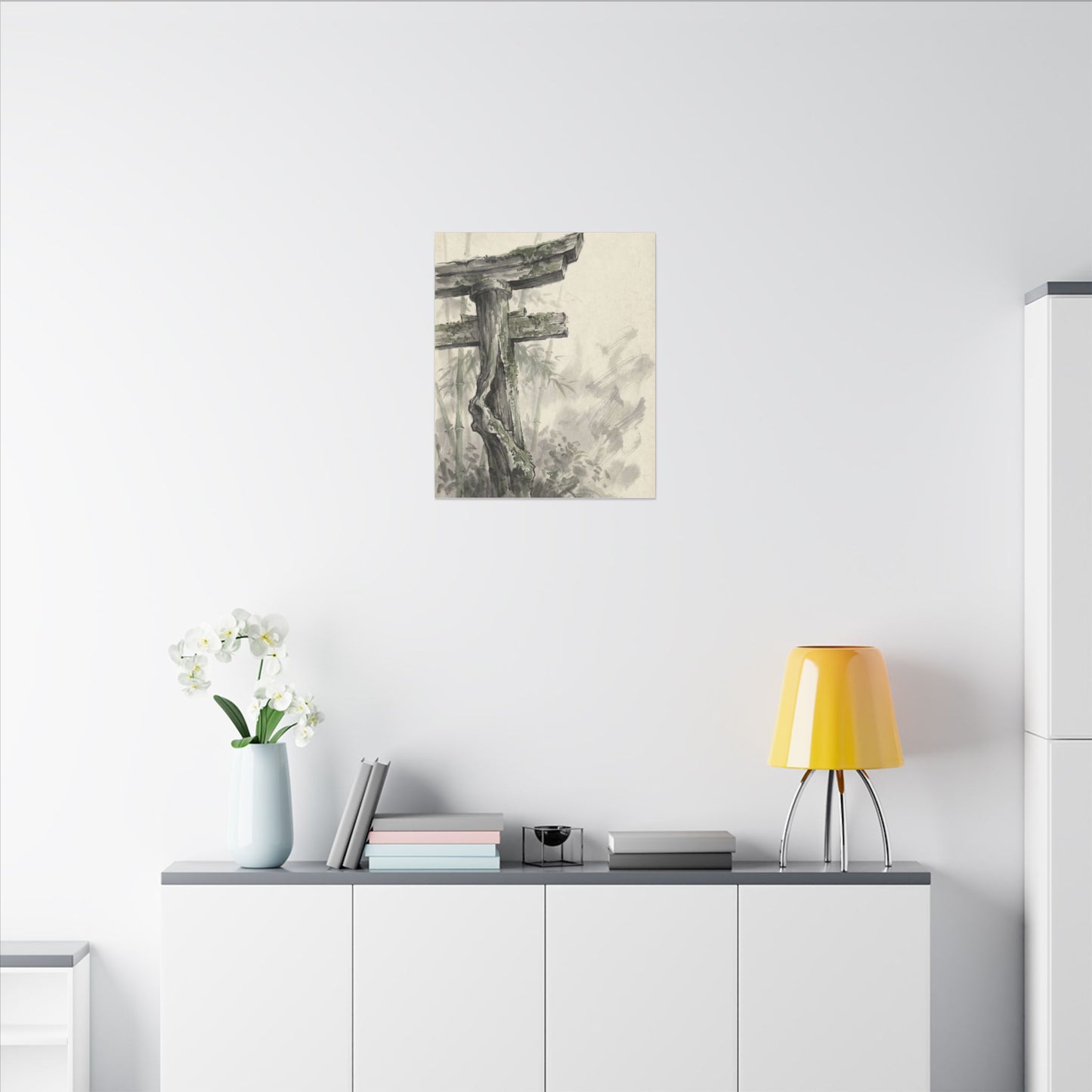 Torii Gate Summer Canvas Art | Zen Tranquil Design