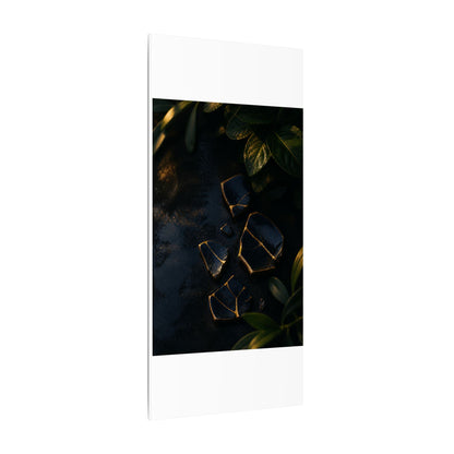 Summer Broken Pottery Moody Minimal Canvas Art | Atmospheric Decor