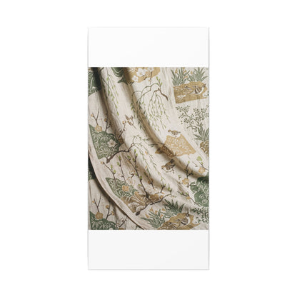 Silk Drape Canvas Art | Spring Japandi Japanese Pattern Art