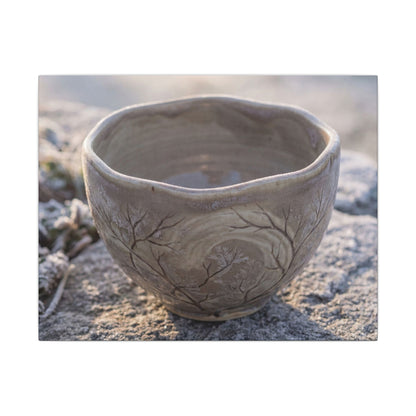 Seijaku Ceramic Bowl Canvas Art - Japandi Japanese Pattern Art Print