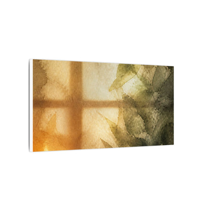 Cozy Shoji Screen Canvas Art - Watercolor Japandi